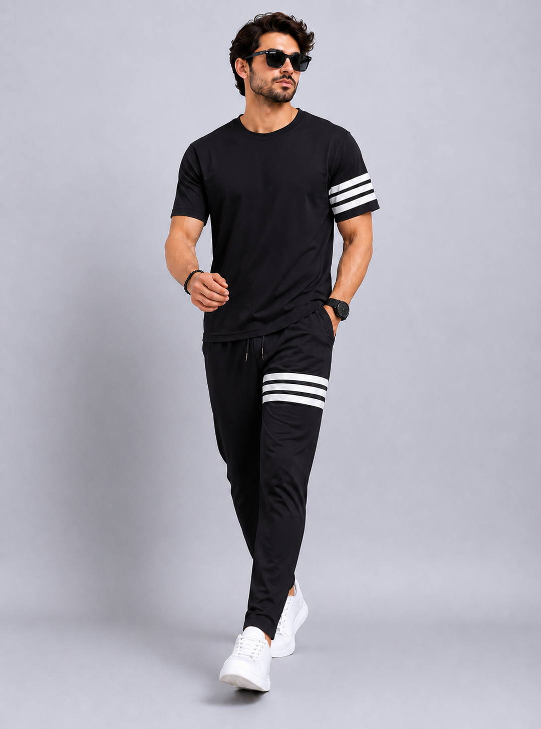 Men's Stripe Nightsuit