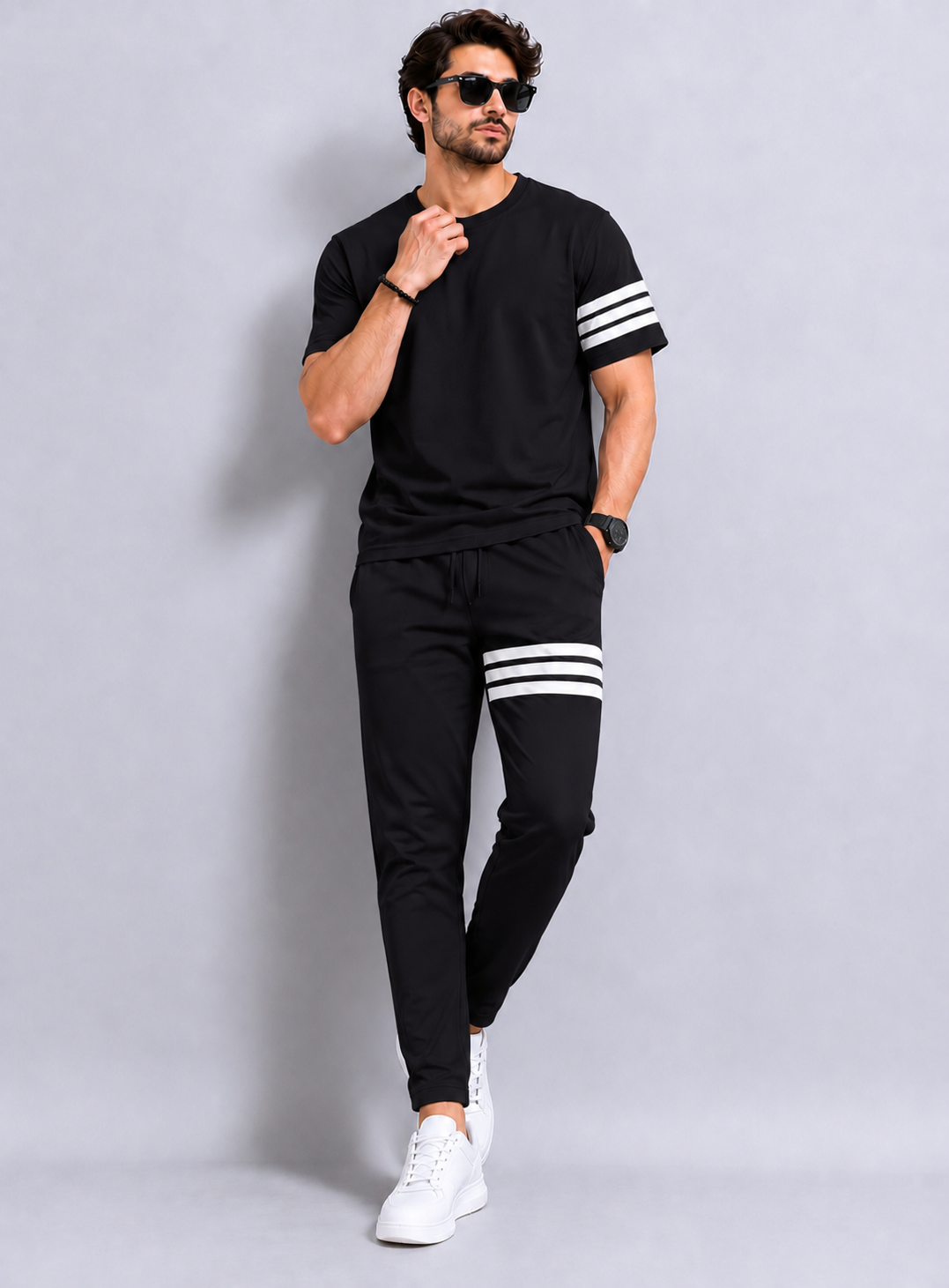 Men's Stripe Nightsuit