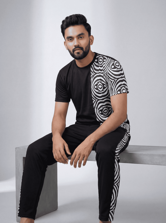 Men's Cotton Lycra Night Suit | Soft & Stretchable Sleepwear